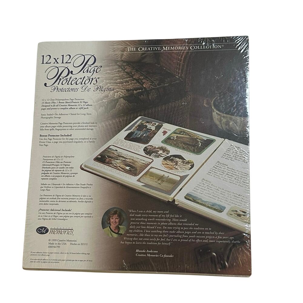 The Creative Memories Collection 12x12 Page Protectors for Scrapbooking